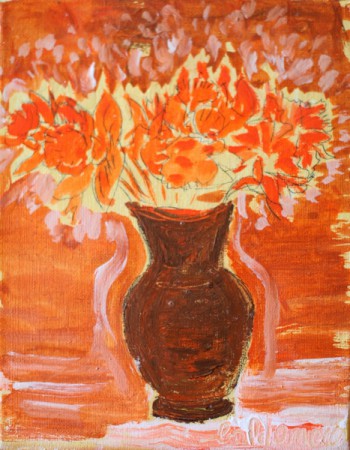 Le bouquet de fleurs (24*18)